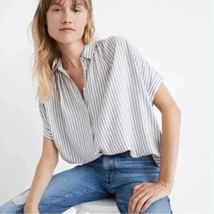 Madewell central shirt- Dalton stripe